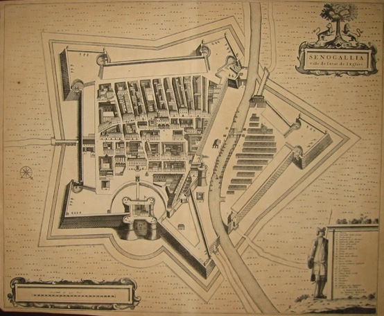 Mortier Pierre (1661-1711) Senogallia Ville de l'Etat de l'Eglise 1704 Amsterdam 